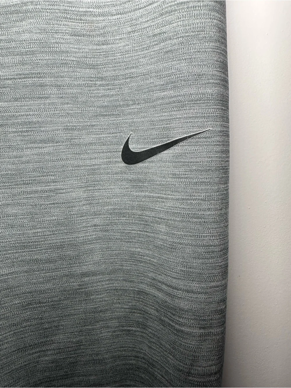 Nike Pro Dri-FIT Gray Leggings | Tie-Dye Logo Waistband | Women's M | EUC